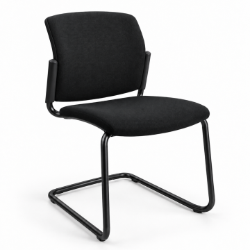 Teljesen kárpitozott szánkótalpas szék - Logos Cantilever