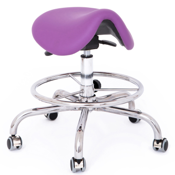 Ergonomikus egészségügyi nyeregszék kör alakú lábtartóval V049CAB