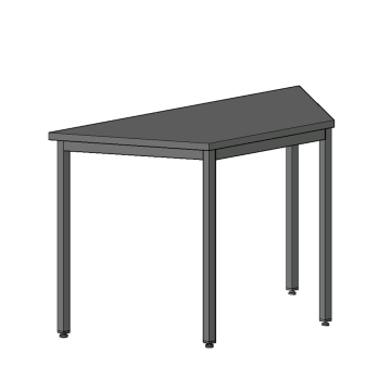 Modern világosszürke irodaasztal letisztult formával irodai munkakörnyezethez, stabil szerkezet, ergonomikus kialakítás, kulcsszó: irodaasztal.
