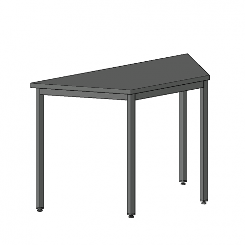 Modern világosszürke irodaasztal letisztult formával irodai munkakörnyezethez, stabil szerkezet, ergonomikus kialakítás, kulcsszó: irodaasztal.